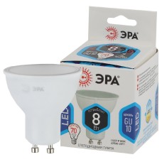 Лампа светодиодная Эра GU10 8W 4000K LED MR16-8W-840-GU10 Б0036729