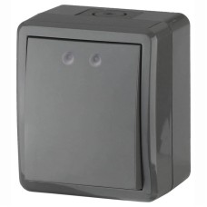 Выключатель одноклавишный ЭРА Эксперт 10AX 250V IP54 11-1401-03 Б0020670