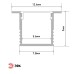 Комплект с врезным анодированным профилем Эра 1209 Б0062777