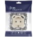 Розетка со шторками с USB type-A+C Эра Elegance 14-4108-02 Б0067725