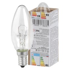 Лампа накаливания Эра E14 60W ДС 60-230-Е14 (гофра) Б0039126