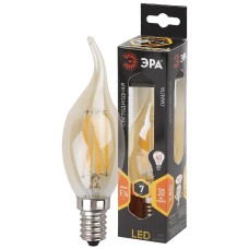 Лампа светодиодная Эра E14 7W 2700K F-LED BXS-7W-827-E14 gold Б0027965