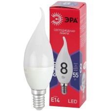 Лампа светодиодная Эра E14 8W 6500K LED BXS-8W-865-E14 R Б0045345