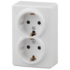 Розетка 2P+E Schuko Эра 11-2205-01 Б0020691