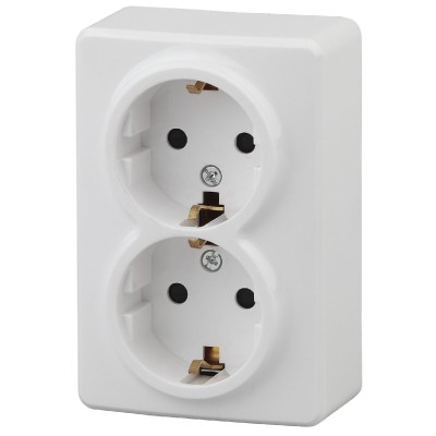 Розетка 2P+E Schuko Эра 11-2205-01 Б0020691