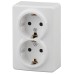 Розетка 2P+E Schuko Эра 11-2205-01 Б0020691
