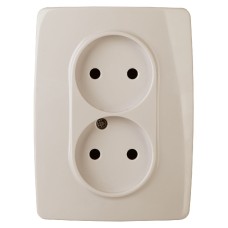 Розетка 2x2P Эра 12-2107-02 Б0031239