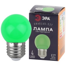 Лампа светодиодная Эра E27 1W 3000K ERAGL45-E27 Б0049574