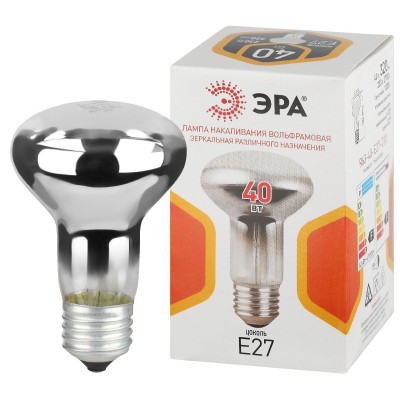 Лампа накаливания Эра R63-40-E27-230 рефлектор Б0066550
