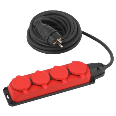 Удлинитель силовой Эра UK-4e-3x1,5-5m-IP44(KG) Б0057585