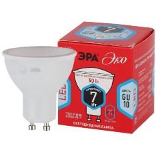 Лампа светодиодная Эра GU10 7W 4000K ECO LED MR16-7W-840-GU10 Б0040876