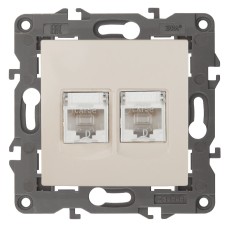 Розетка 2хRJ45 Эра 14-3108-02 Б0034309