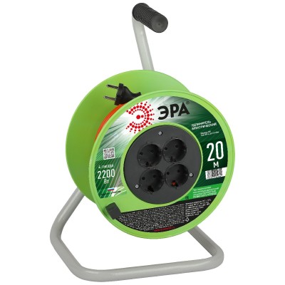 Удлинитель силовой Эра RP-4-2x1.0-20m Б0059781