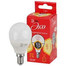 Лампа светодиодная Эра E14 10W 2700K ECO LED P45-10W-827-E14 Б0032968