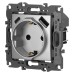 Розетка со шторками с USB type-A+C Эра 12-4108-03 Б0067716