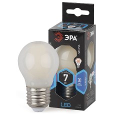 Лампа светодиодная Эра E27 7W 4000K F-LED P45-7W-840-E27 frost Б0027959
