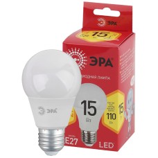 Лампа светодиодная Эра E27 15W 2700K LED A60-15W-827-E27 R Б0046355