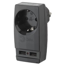 Разветвитель электрический Эра SP-1e-USB-B Б0026333