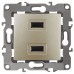 Розетка USB Эра 12-4110-04 Б0027494