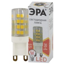 Лампа светодиодная Эра G9 5W 2700K LED JCD-5W-CER-827-G9 Б0027863