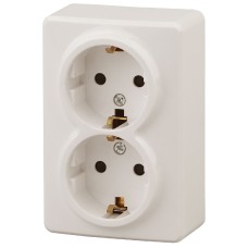 Розетка 2P+E Schuko Эра 11-2205-02 Б0020692