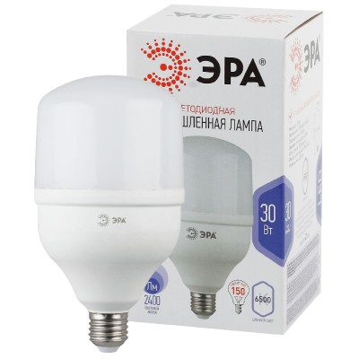 Лампа светодиодная Эра E27 30W 6500K LED POWER T100-30W-6500-E27 Б0027004