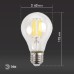 Лампа светодиодная Эра E27 15W 4000K F-LED A60-15W-840-E27 Б0046983