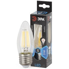 Лампа светодиодная Эра E27 5W 4000K F-LED B35-5W-840-E27 Б0027934
