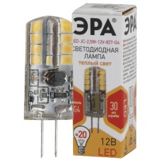 Лампа светодиодная Эра G4 2,5W 2700K LED JC-2,5W-12V-827-G4 Б0033191