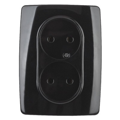 Розетка 2x2P Эра 12-2107-06 Б0031243