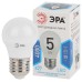 Лампа светодиодная Эра E27 5W 4000K LED P45-5W-840-E27 Б0028488