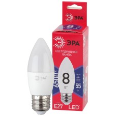 Лампа светодиодная Эра E27 8W 6500K LED B35-8W-865-E27 R Б0045342