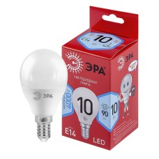 Лампа светодиодная Эра E14 10W 4000K LED P45-10W-840-E14 R Б0050233
