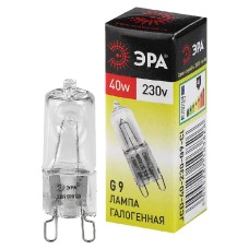 Лампа галогенная Эра G9 40W 3000K G9-JCD-40-230V-CL C0027378