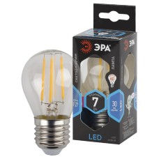 Лампа светодиодная Эра E27 7W 4000K F-LED P45-7W-840-E27 Б0027949