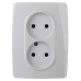 Розетка 2x2P Эра 12-2107-01 Б0031238
