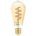 Лампа светодиодная Эра E27 7W 2400K F-LED ST64-7W-824-E27 spiral gold Б0047665