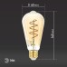Лампа светодиодная Эра E27 7W 2400K F-LED ST64-7W-824-E27 spiral gold Б0047665