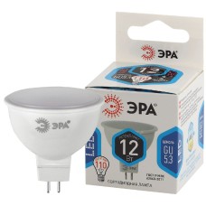 Лампа светодиодная Эра GU5.3 12W 4000K LED MR16-12W-840-GU5.3 Б0047738