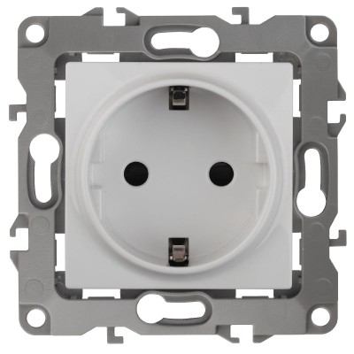 Розетка 2P+E Schuko Эра 12-2101-01 Б0014675