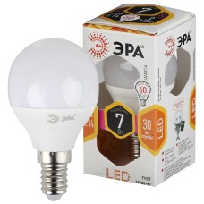Лампа светодиодная Эра E14 7W 2700K LED P45-7W-827-E14 Б0020548