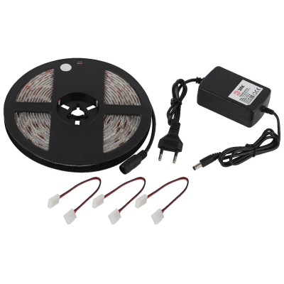 Комплект светодиодной ленты Эра 12В 5050 14,4Вт/м 6500K 5м IP65 5050kit-14,4-60-12-IP65-6500-5m Б0043068