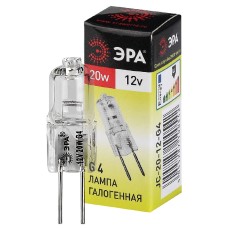 Лампа галогенная Эра G4 20W 3000K G4-JC-20W-12V C0027369