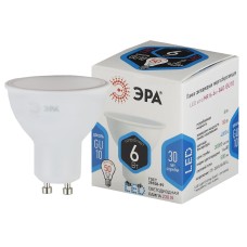 Лампа светодиодная Эра GU10 6W 4000K LED MR16-6W-840-GU10 Б0020544