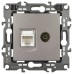 Розетка комбинированная RJ45+TV Эра 12-3110-16 Б0065646