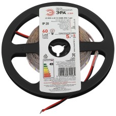 Светодиодная лента Эра 12В 2835 6Вт/м 3500K 5м IP20 LS2835-6-60-12-3500K-IP20-1 year-5m Б0053974