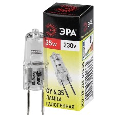 Лампа галогенная Эра GY6.35 35W 3000K GY6.35-JCD-35W-230V C0027373