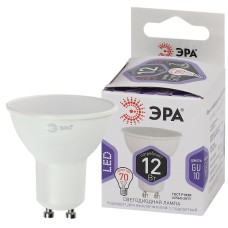 Лампа светодиодная Эра GU10 12W 6000K LED MR16-12W-860-GU10 Б0049076