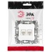 Розетка компьютерная двойная RJ45 Эра 12-3108-01М Б0065686