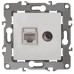 Розетка комбинированная RJ45+TV Эра 12-3110-01 Б0027441